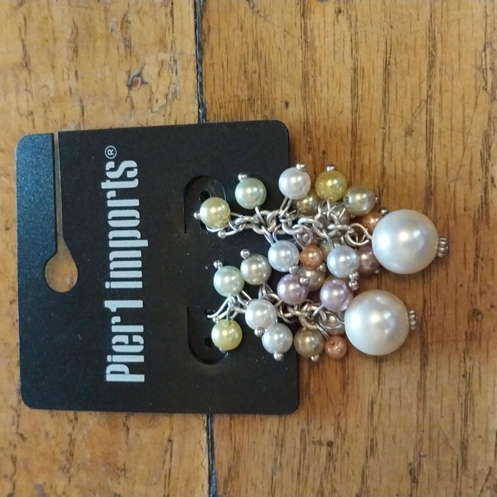 Pier 1 Imports colorful iridescent earrings